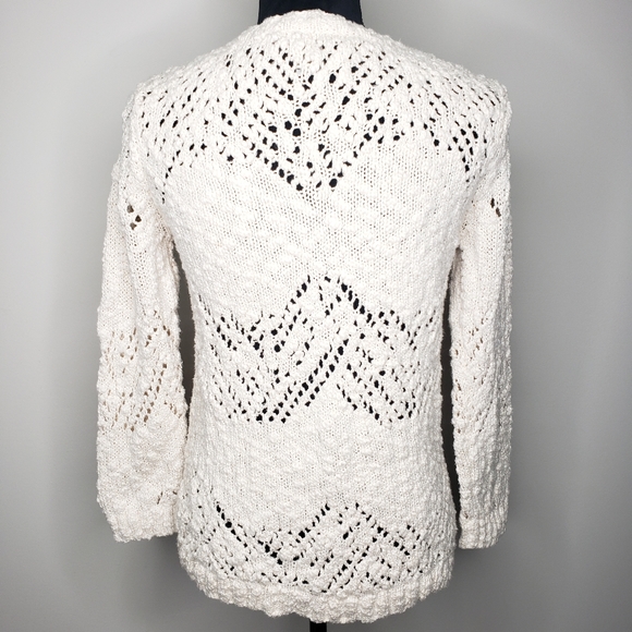 WD.NY crochet knit sweater - Picture 3 of 4